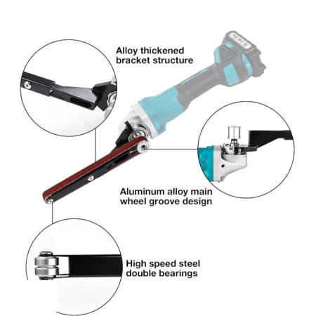 Ταινιολειαντήρας αντάπτορας για γωνιακό τροχό 115mm - 125mm OEM 368088 Ταινιολειαντήρας αντάπτορας για γωνιακό τροχό 115mm - 125mm OEM 368088