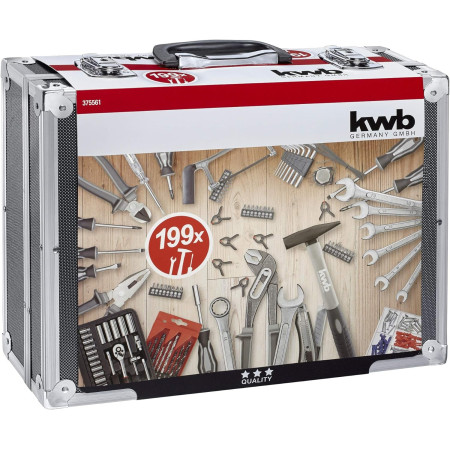 Εργαλειοθήκη Κασετίνα με 199τμχ. KWB 49375561