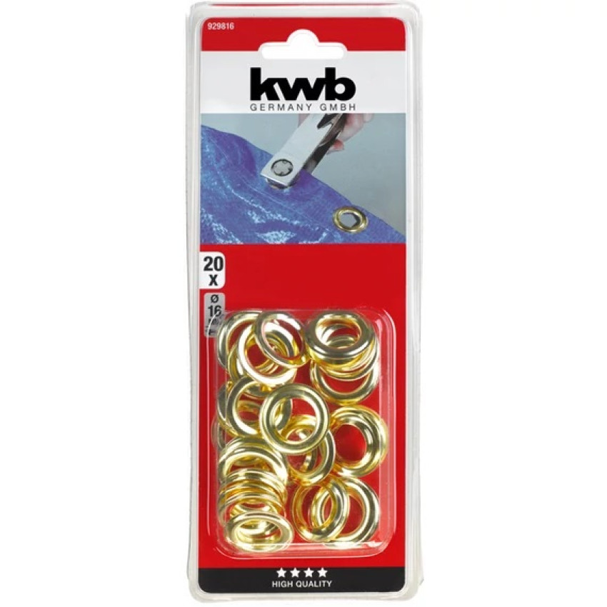 ΜΠΟΥΝΤΟΥΖΙΑ ΣΕΤ 20 ΤΕΜ. Φ16mm KWB 49929816