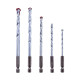 Σετ 5 τεμαχίων Τρυπάνια No4mm,5mm,6mm,8mm,10mm δομικών Υλικών για Κατσαβιδιέρα με Εξάγωνο Στέλεχος 1/4″ OEM 618242