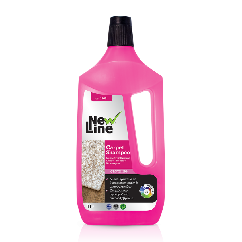 ΚΑΘΑΡΙΣΤΙΚΟ ΥΓΡΟ ΓΙΑ ΧΑΛΙΑ CARPET SHAMPOO 1L NEW LINE 90010 ΚΑΘΑΡΙΣΤΙΚΟ ΥΓΡΟ ΓΙΑ ΧΑΛΙΑ CARPET SHAMPOO 1L NEW LINE 90010
