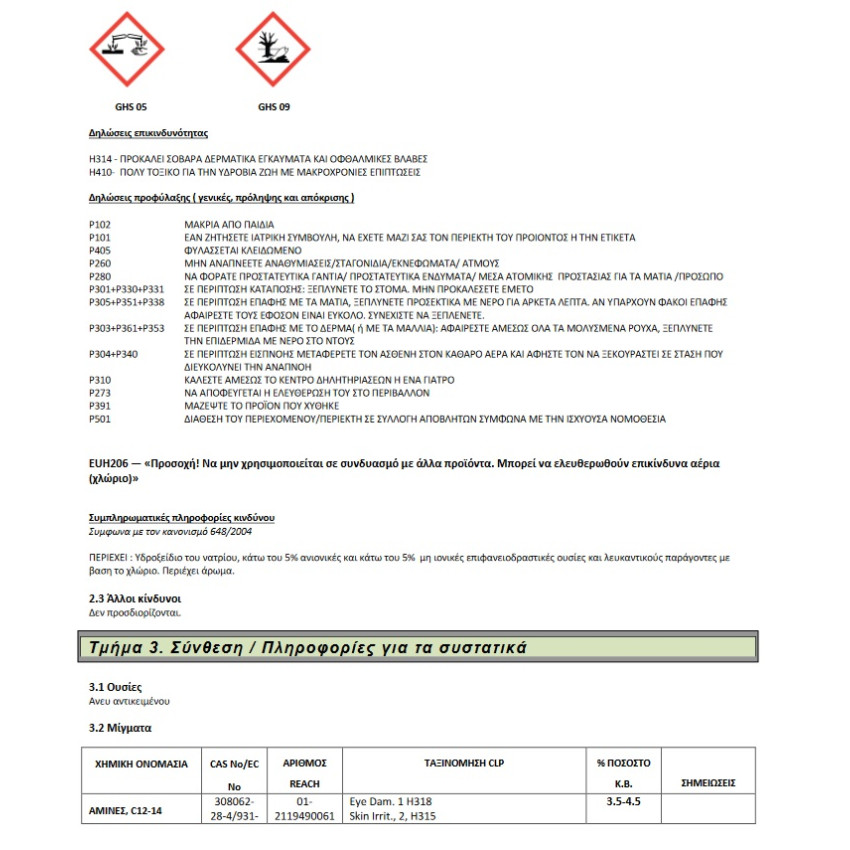 ΚΑΘΑΡΙΣΤΙΚΟ ΜΟΥΧΛΑΣ - ΑΝΤΙΜΟΥΧΛΙΚΟ SPRAY SEVEN - 500ml NEW LINE 90056