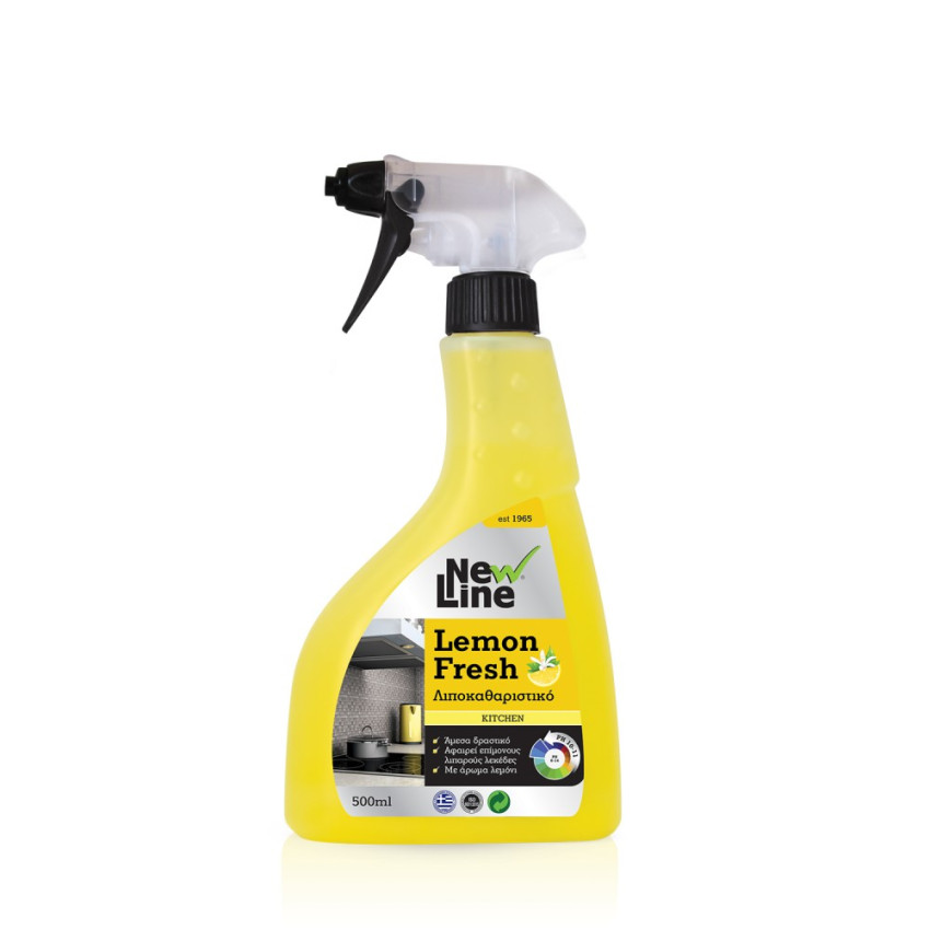 ΚΑΘΑΡΙΣΤΙΚΟ ΥΓΡΟ NEW LINE LEMON FRESH - 500ml 90118 ΚΑΘΑΡΙΣΤΙΚΟ ΥΓΡΟ NEW LINE LEMON FRESH - 500ml 90118