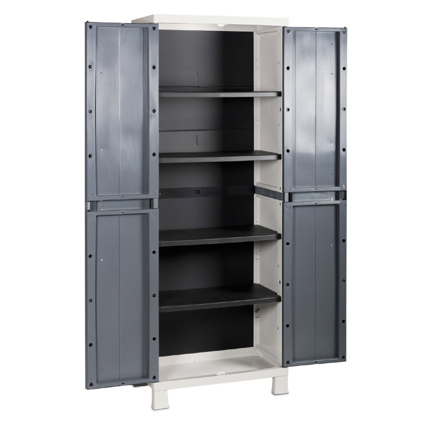 Ντουλάπα δίφυλλη με 4 ράφια 65 x 37 x 173 cm Toomax Anniversary Midi 277 9371277 Ντουλάπα δίφυλλη με 4 ράφια 65 x 37 x 173 cm Toomax Anniversary Midi 277 9371277