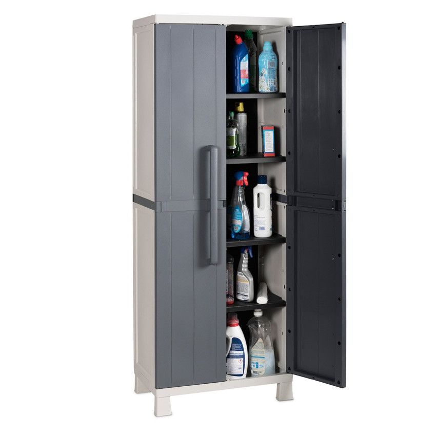 Ντουλάπα δίφυλλη με 4 ράφια 65 x 37 x 173 cm Toomax Anniversary Midi 277 9371277 Ντουλάπα δίφυλλη με 4 ράφια 65 x 37 x 173 cm Toomax Anniversary Midi 277 9371277