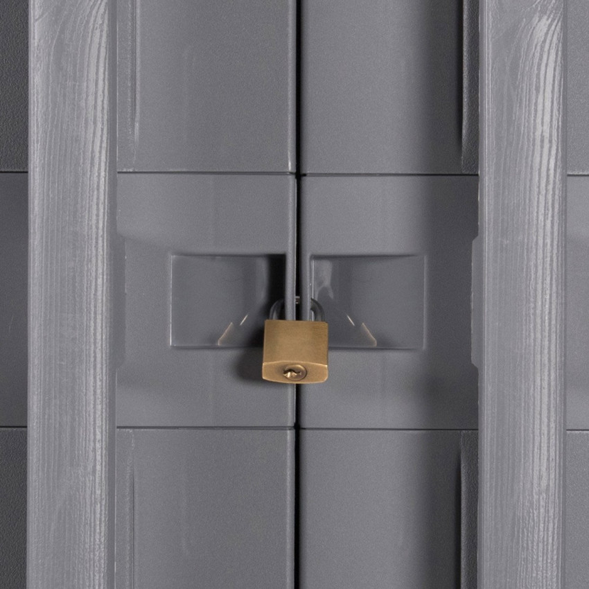 Ντουλάπα δίφυλλη με 4 ράφια 89 x 54 x 190 cm Toomax Anniversary Mega 251 9371251 Ντουλάπα δίφυλλη με 4 ράφια 89 x 54 x 190 cm Toomax Anniversary Mega 251 9371251