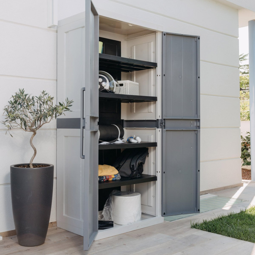 Ντουλάπα δίφυλλη με 4 ράφια 89 x 54 x 190 cm Toomax Anniversary Mega 251 9371251 Ντουλάπα δίφυλλη με 4 ράφια 89 x 54 x 190 cm Toomax Anniversary Mega 251 9371251