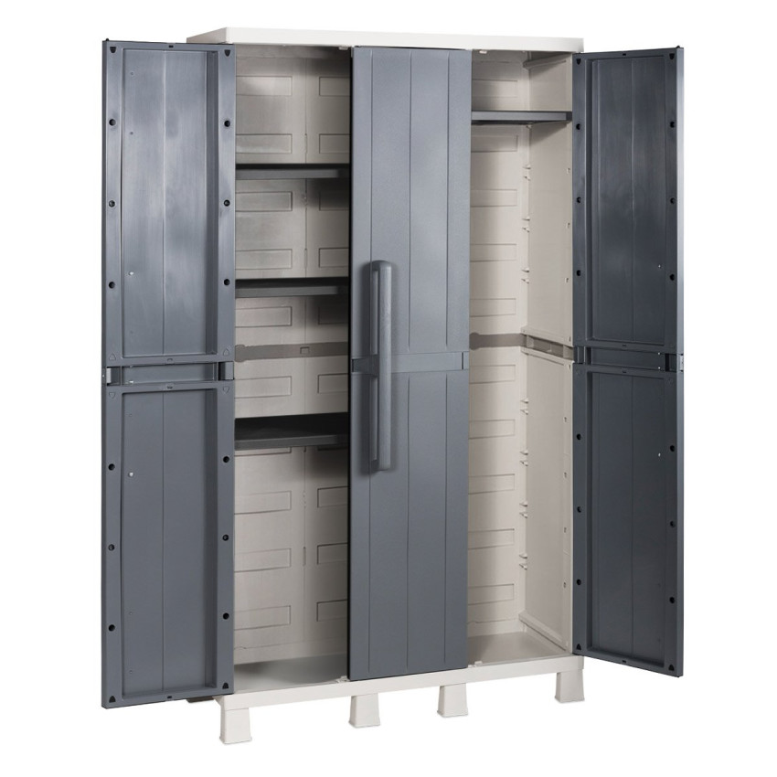 Ντουλάπα τρίφυλλη με 4 ράφια 97 x 37 x 173 cm Toomax Anniversary Midi 278 9371278 Ντουλάπα τρίφυλλη με 4 ράφια 97 x 37 x 173 cm Toomax Anniversary Midi 278 9371278