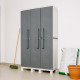 Ντουλάπα τρίφυλλη με 4 ράφια 97 x 37 x 173 cm Toomax Anniversary Midi 278 9371278 Ντουλάπα τρίφυλλη με 4 ράφια 97 x 37 x 173 cm Toomax Anniversary Midi 278 9371278
