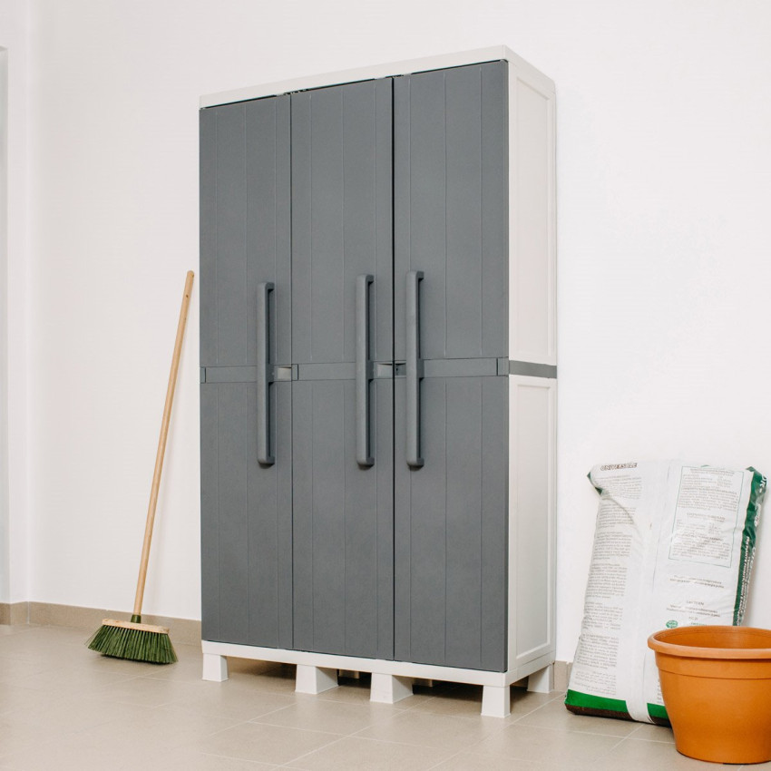 Ντουλάπα τρίφυλλη με 4 ράφια 97 x 37 x 173 cm Toomax Anniversary Midi 278 9371278 Ντουλάπα τρίφυλλη με 4 ράφια 97 x 37 x 173 cm Toomax Anniversary Midi 278 9371278