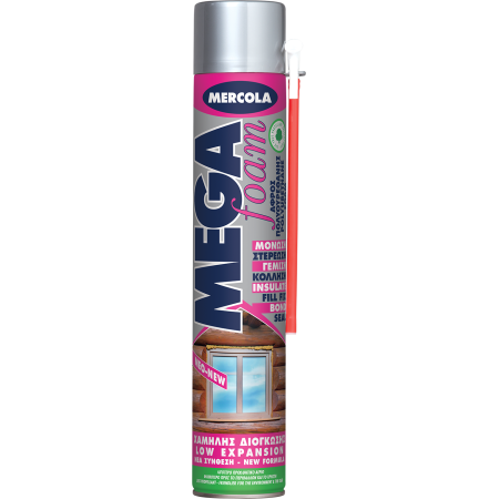 Αφρός Πολυουρεθάνης χειρός, χαμηλής διόγκωσης 750ml Mercola 09411