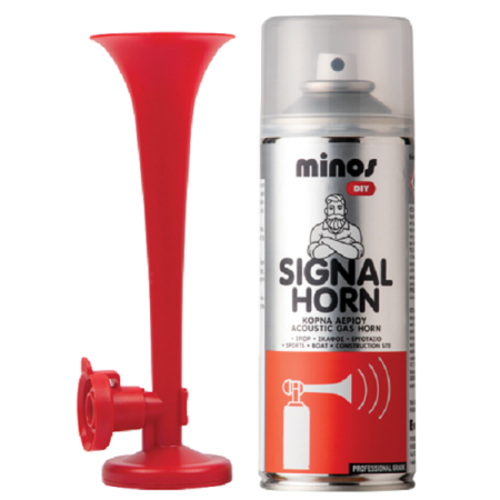 Κόρνα αερίου σετ 450ml Minos signal horn 9242