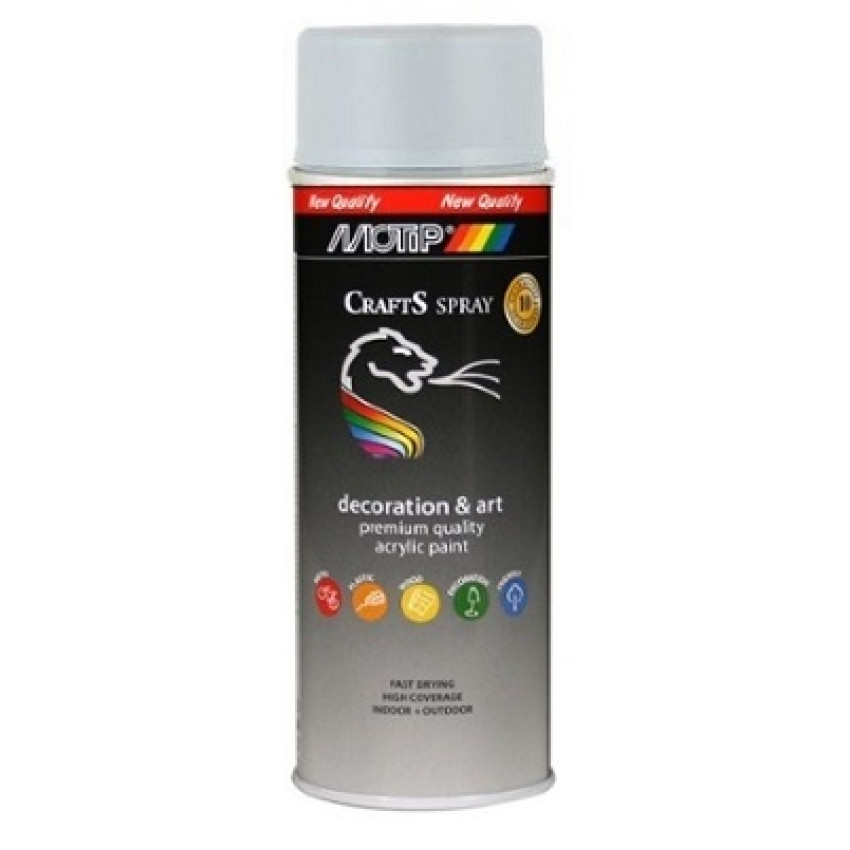 ΣΠΡΕΙ MOTIP CRAFTS ΛΕΥΚΟ ΜΑΤ RAL9010 400ml 695612 ΣΠΡΕΙ MOTIP CRAFTS ΛΕΥΚΟ ΜΑΤ RAL9010 400ml 695612
