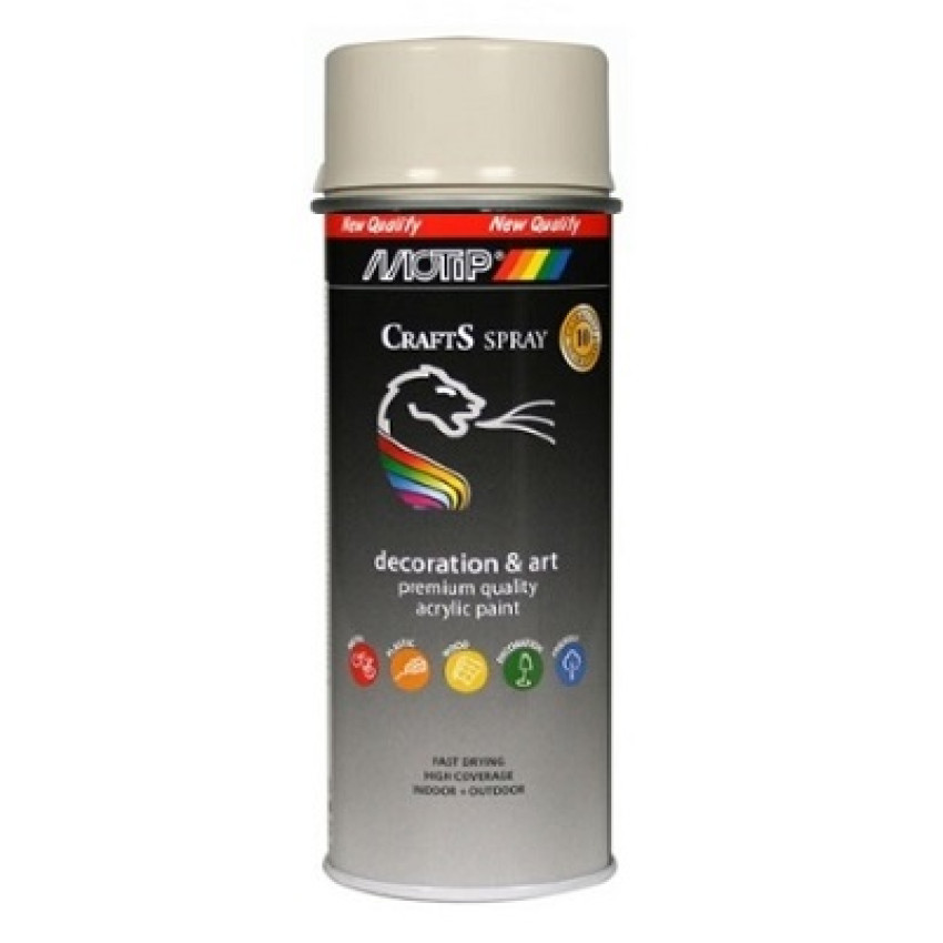ΣΠΡΕΙ MOTIP CRAFTS ΛΕΥΚΟ ΓΥΑΛΙΣΤΕΡΟ RAL9010 400ml 695957 ΣΠΡΕΙ MOTIP CRAFTS ΛΕΥΚΟ ΓΥΑΛΙΣΤΕΡΟ RAL9010 400ml 695957