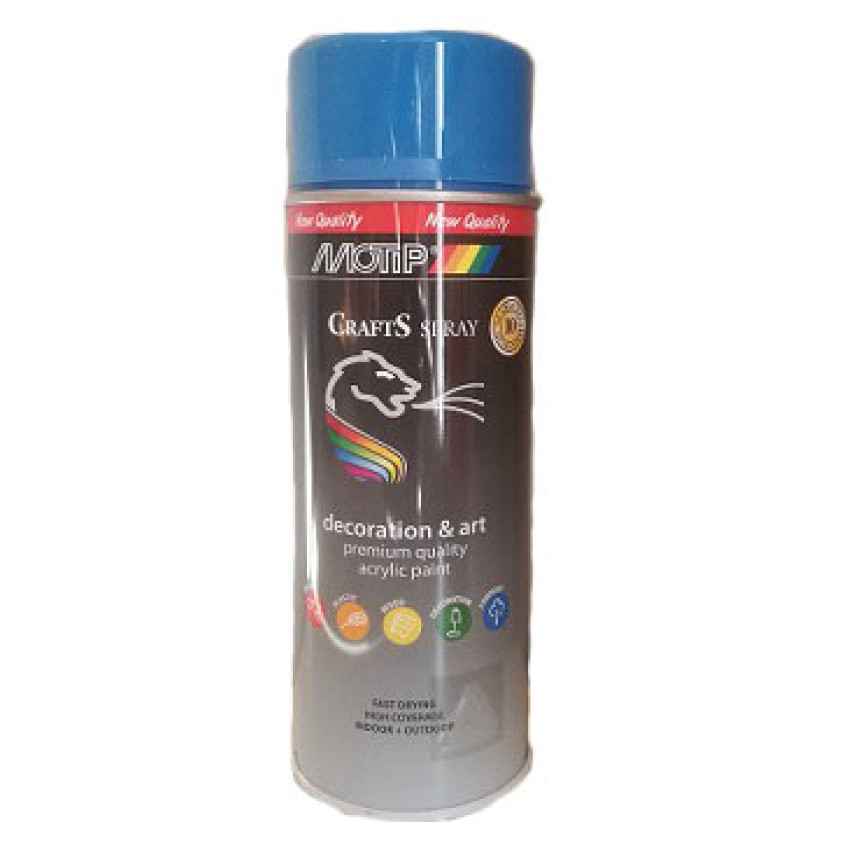 ΣΠΡΕI MOTIP CRAFTS ΓΑΛΑΖΙΟ RAL5015 400ml 696145