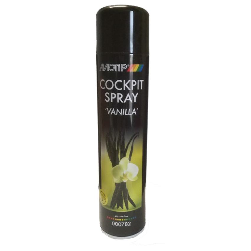 MOTIP COCKPIT SPRAY VANILLA ΣΠΡΕΙ ΓΙΑΛΥΣΤΙΚΟ ΤΑΜΠΛΟ ΜΕ ΑΡΩΜΑ ΒΑΝΙΛΙΑΣ 600ml 000782 MOTIP COCKPIT SPRAY VANILLA ΣΠΡΕΙ ΓΙΑΛΥΣΤΙΚΟ ΤΑΜΠΛΟ ΜΕ ΑΡΩΜΑ ΒΑΝΙΛΙΑΣ 600ml 000782