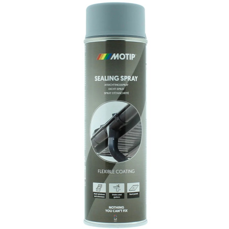 Σπρέι στεγανοποίησης για σφράγιση διαρροών χρώμα γκρι 500ml Motip sealing spray 073080021