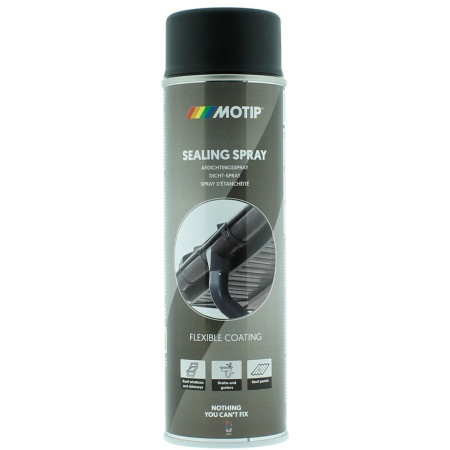 Σπρέι στεγανοποίησης για σφράγιση διαρροών χρώμα μαύρο 500ml Motip sealing spray 073070021