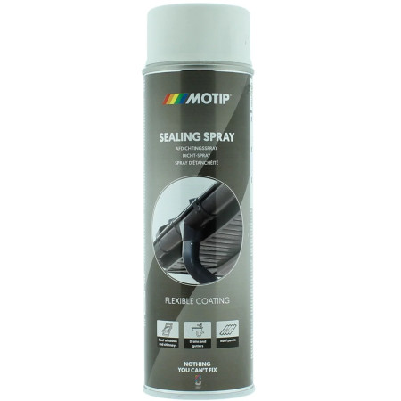 Σπρέι στεγανοποίησης για σφράγιση διαρροών χρώμα λευκό 500ml Motip sealing spray 073070021