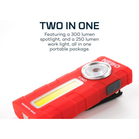 ΦΑΚΟΣ 300 Lumens ΚΟΚΚΙΝΟ ΝΕΒΟ TINO NE6809-R