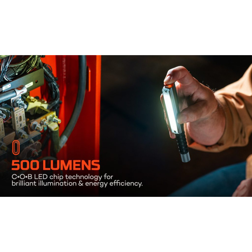 ΦΑΚΟΣ 500 Lumens NEBO LIL LARRY 500 FLEX ΓΚΡΙ NEB-WLT-0033-G ΦΑΚΟΣ 500 Lumens NEBO LIL LARRY 500 FLEX ΓΚΡΙ NEB-WLT-0033-G
