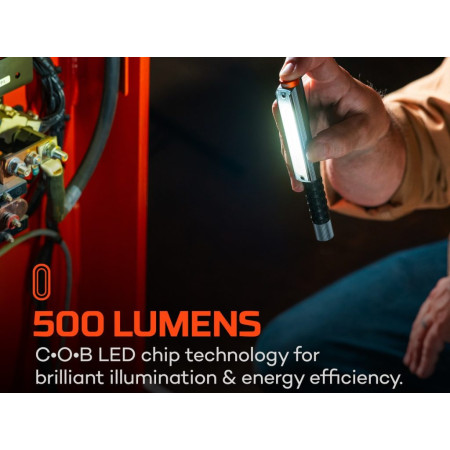 ΦΑΚΟΣ 500 Lumens NEBO LIL LARRY 500 FLEX ΜΑΥΡΟ NEB-WLT-0033-B