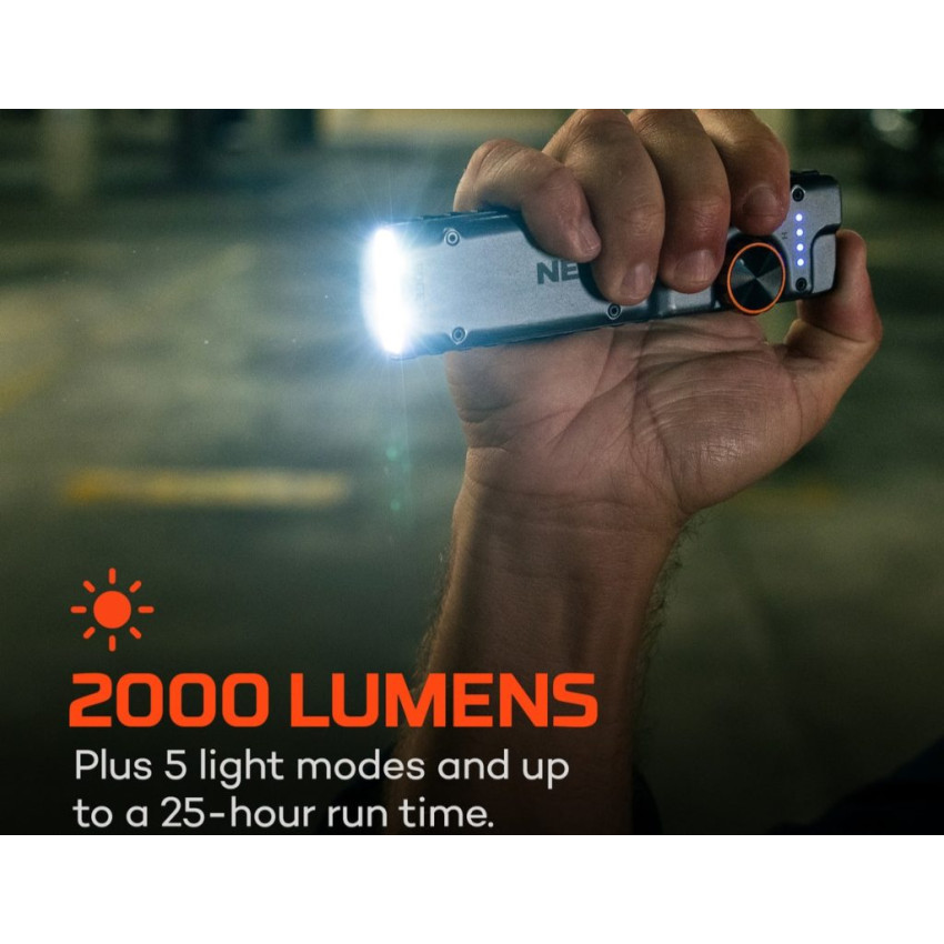 ΦΑΚΟΣ ΕΡΓΑΣΙΑΣ 2000 Lumens NEBO EDGE 2K ΓΚΡΙ NEB-POC-0014-G ΦΑΚΟΣ ΕΡΓΑΣΙΑΣ 2000 Lumens NEBO EDGE 2K ΓΚΡΙ NEB-POC-0014-G