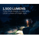 ΦΑΚΟΣ ΚΕΦΑΛΗΣ 1500 Lumens TRANSCEND 1500 ΜΑΥΡΟ NEB-HLP-1001-Β