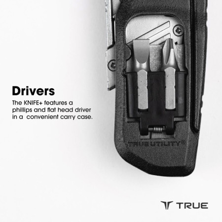 ΚΟΠΙΔΙ ΜΑΥΡΟ TRUE KNIFE+ TU6780POS-B