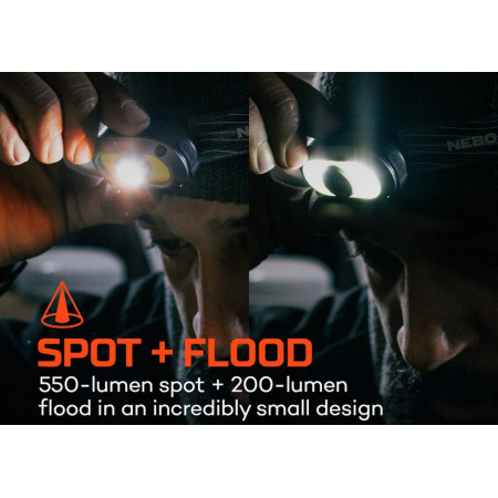 ΦΑΚΟΣ ΚΕΦΑΛΗΣ 550+ Lumens NEBO NEB-HLP-0024-H