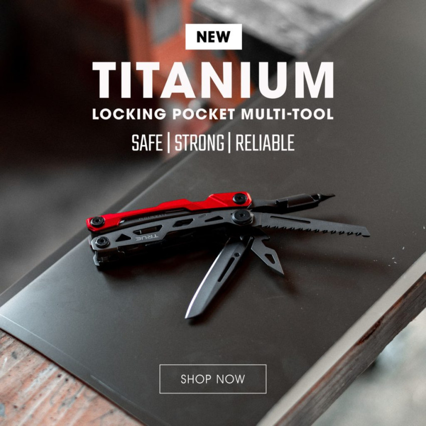 ΠΟΛΥΕΡΓΑΛΕΙΟ ΕΠΙΒΙΩΣΗΣ TRUE Ti POCKET MULTI TOOL TRU-MTL-0004-G ΠΟΛΥΕΡΓΑΛΕΙΟ ΕΠΙΒΙΩΣΗΣ TRUE Ti POCKET MULTI TOOL TRU-MTL-0004-G