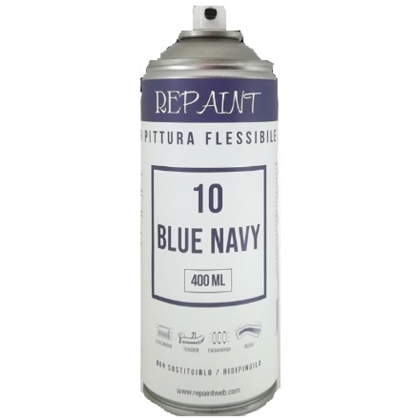 ΣΠΡΕI ΕΛΑΣΤΙΚΟ ΧΡΩΜΑ ΒΑΦΗΣ ΦΟΥΣΚΩΤΩΝ PVC 400ml NAVY BLUE RAL5003 REPAINT 60.ES.04