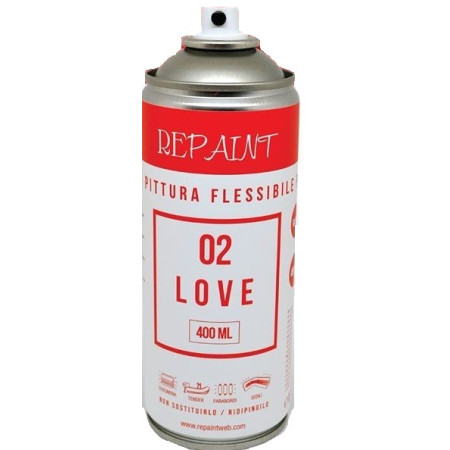 ΣΠΡΕI ΕΛΑΣΤΙΚΟ ΧΡΩΜΑ ΒΑΦΗΣ ΦΟΥΣΚΩΤΩΝ PVC 400ml ΚΟΚΚΙΝΟ RAL3020 REPAINT 60.ES.05