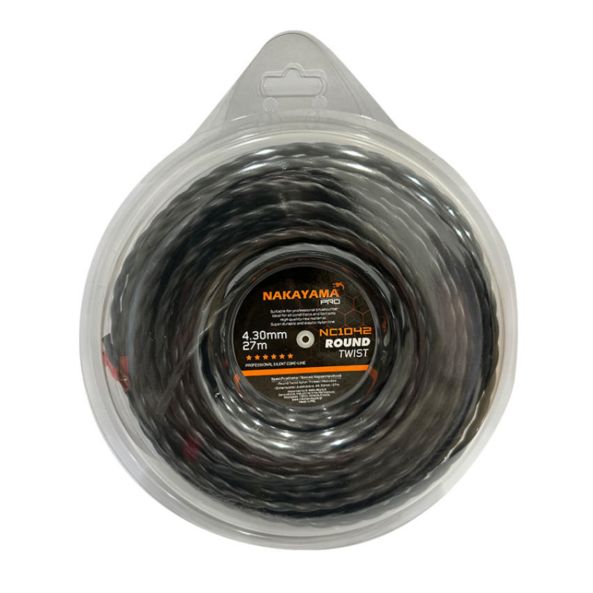 Μεσινέζα στρογγυλή στριφτή Round Twist 4.30mm-27m NC1042 NAKAYAMA PRO 066071