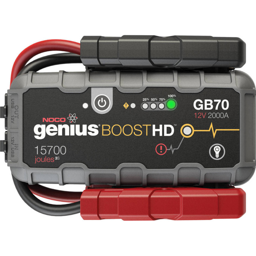 NOCO GENIUS BOOST HD ULTRASAFE 12V 2000A ΕΚΚΙΝΗΤΗΣ  ΜΠΑΤΑΡΙΑΣ  (POWER BANK)  GB70