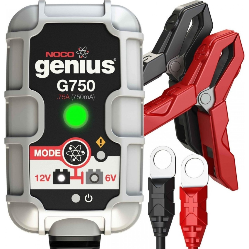 NOCO GENIUS ULTRASAFE ΦΟΡΤΙΣΤΗΣ / ΣΥΝΤΗΡΗΤΗΣ ΜΠΑΤΑΡΙΑΣ 6V & 12V 0.75A (Designed in the USA)  G750 