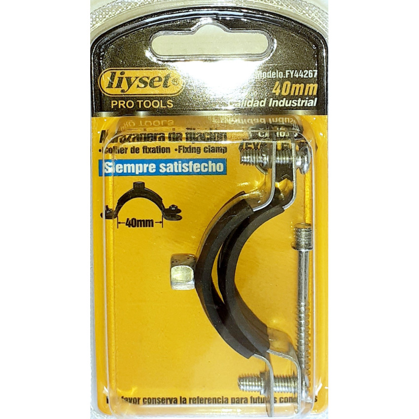 ΣΤΗΡΙΓΜΑ ΣΩΛΗΝΑ ΣΕ ΤΟΙΧΟ ΤΕΜΑΧΙΟ 1 Φ40mm liyset 144267 ΣΤΗΡΙΓΜΑ ΣΩΛΗΝΑ ΣΕ ΤΟΙΧΟ ΤΕΜΑΧΙΟ 1 Φ40mm liyset 144267