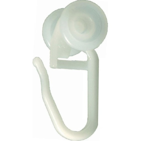 Ροδάκι με παραμανάκι μικρό για κουρτίνα 1000τεμ Dimo plastic 5-65 26141