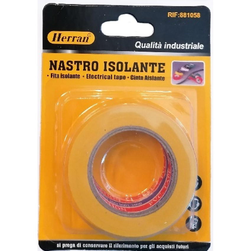 ΤΑΙΝΙΑ ΜΟΝΩΤΙΚΗ ΚΙΤΡΙΝΗ 1.7cm x 10.15 m HERRAN 881058 ΤΑΙΝΙΑ ΜΟΝΩΤΙΚΗ ΚΙΤΡΙΝΗ 1.7cm x 10.15 m HERRAN 881058