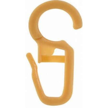 Παραμάνα γαντζάκι κρίκου κουρτίνας φυσικό 1000τεμ 26238