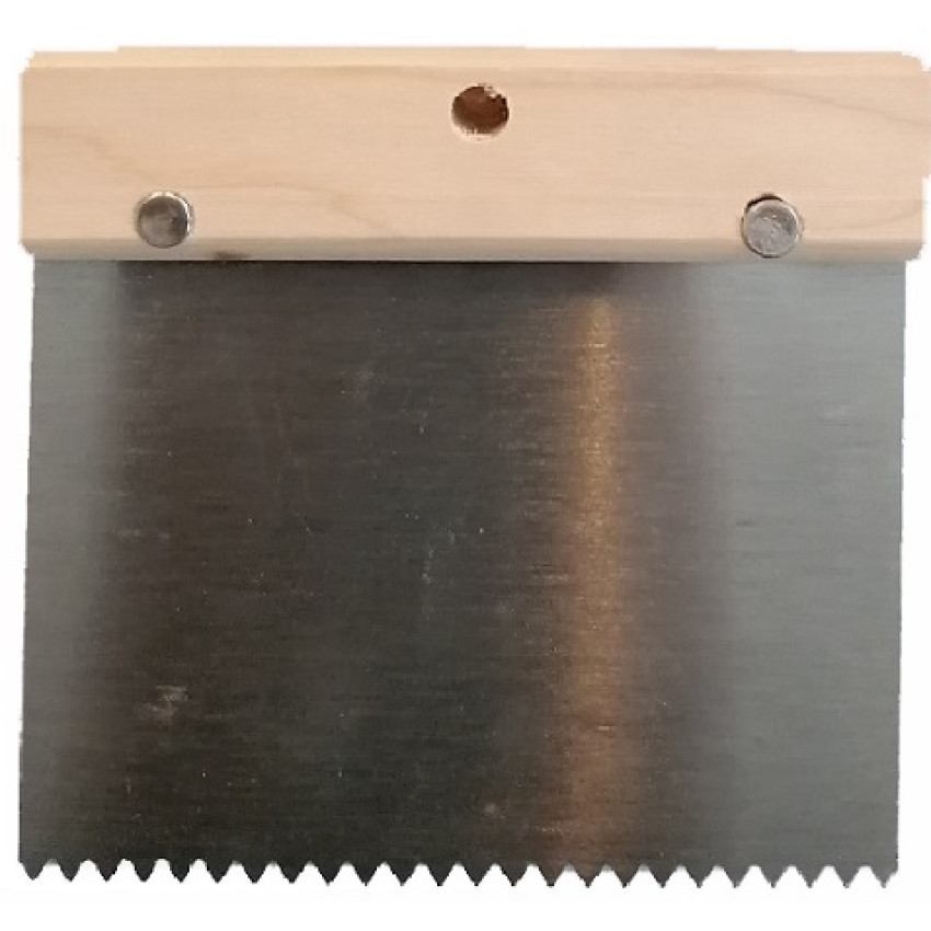 ΣΠΑΤΟΥΛΑ ΚΟΛΛΑΣ ΟΔΟΝΤΩΤΗ 120mm HERRAN 655205 ΣΠΑΤΟΥΛΑ ΚΟΛΛΑΣ ΟΔΟΝΤΩΤΗ 120mm HERRAN 655205