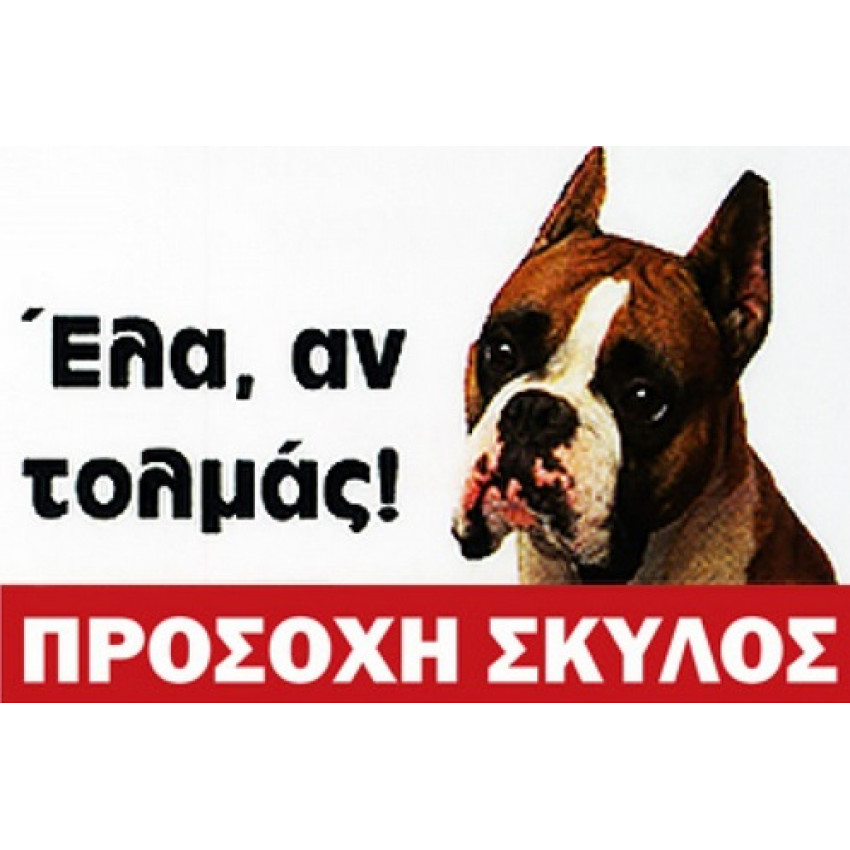 ΤΑΜΠΕΛΑ ΑΛΟΥΜΙΝΙΟΥ - ΠΡΟΣΟΧΗ ΣΚΥΛΟΣ Νο233 (33 x 22cm) ΤΑΜΠΕΛΑ ΑΛΟΥΜΙΝΙΟΥ - ΠΡΟΣΟΧΗ ΣΚΥΛΟΣ Νο233 (33 x 22cm)