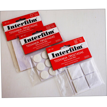ΤΣΟΧΑΚΙΑ ΕΠΙΠΛΩΝ INTERFILM ΛΕΥΚΑ ΣΤΡΟΓΓΥΛΑ Φ22 Φ26 Φ34 Φ40 28401-28404