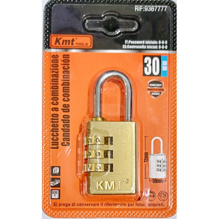 Λουκέτο με συνδιασμό 3 αριθμών 30mm OEM 9367777