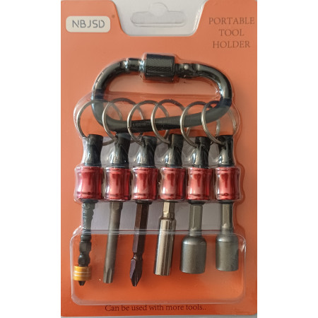 Σετ μύτες 1/4'' 6 τεμαχίων με γάντζο 70mm 0EM 023570