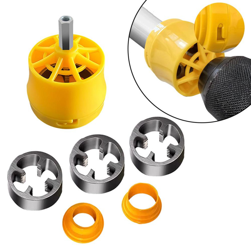 Κιτ σπειρώματος σωλήνων PVC με μήτρες 1/2'' σε 3/4'' σε 1'' OEM 38365 Κιτ σπειρώματος σωλήνων PVC με μήτρες 1/2'' σε 3/4'' σε 1'' OEM 38365