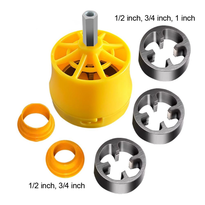 Κιτ σπειρώματος σωλήνων PVC με μήτρες 1/2'' σε 3/4'' σε 1'' OEM 38365 Κιτ σπειρώματος σωλήνων PVC με μήτρες 1/2'' σε 3/4'' σε 1'' OEM 38365