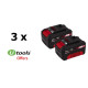 3 Σετ μπαταρίες 2τεμ x 4.0Ah 18V Einhell power x change 3 x 4511489 3 Σετ μπαταρίες 2τεμ x 4.0Ah 18V Einhell power x change 3 x 4511489