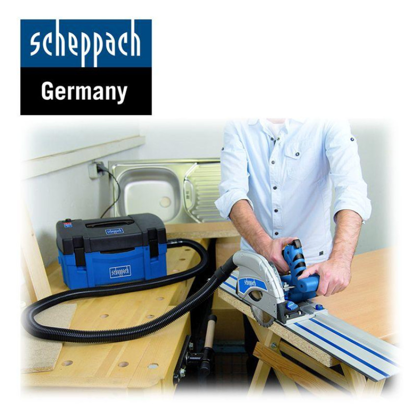 Σύστημα Αναρρόφησης Σκόνης 5L , 3 σε 1 , 1250W HD2P Scheppach 5906301901