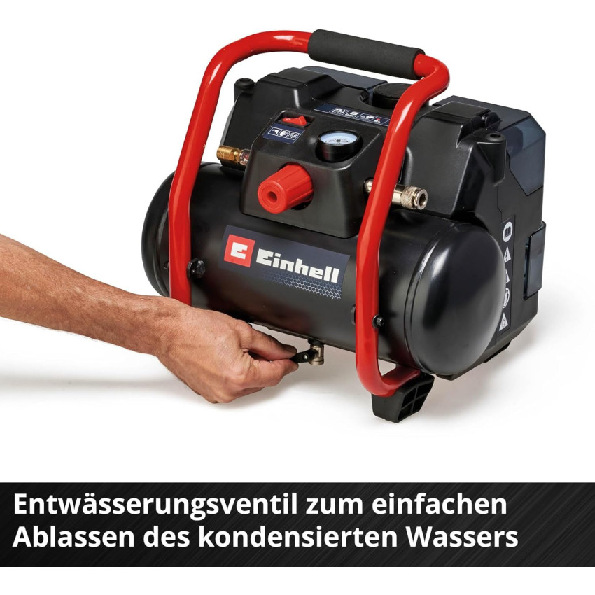 Αεροσυμπιεστής μπαταρίας 36V (δίχως λάδι) Einhell TE-AC 36/150 Li OF - Solo 4020415 Αεροσυμπιεστής μπαταρίας 36V (δίχως λάδι) Einhell TE-AC 36/150 Li OF - Solo 4020415